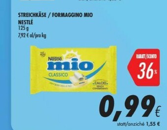 Coop Nestlè Formaggino Mio 125 G(ml) offerta