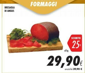 Coop Bresaola Di Angus offerta