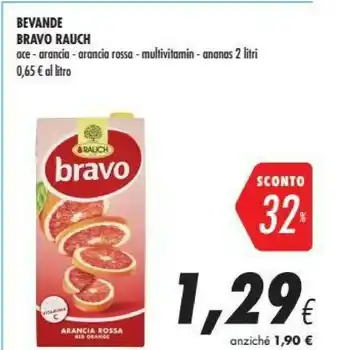 Coop Rauch Bravo Arancia Rossa 2000 G(ml) offerta