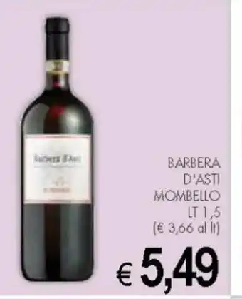 PrestoFresco Barbera D'Asti Mombello 1,5 Lt offerta