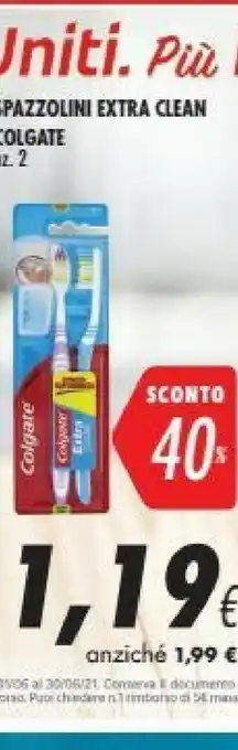 Coop Colgate Spazzolini Extra Clean offerta