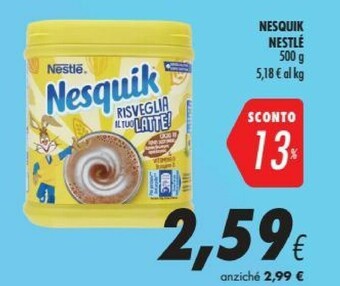 Coop Nestlè Nesquik 500 G(ml) offerta