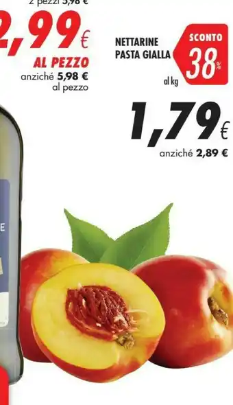 Coop Nettarine Pasta Gialle offerta