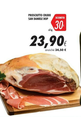 Coop Prosciutto Crudo San Daniele Dop offerta