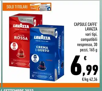 Conad Superstore Capsule caffè lavazza offerta