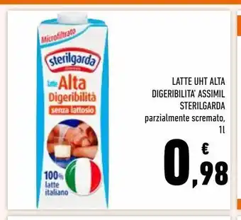 Conad Superstore Latte uht alta digeribilità assimil sterilgarda offerta
