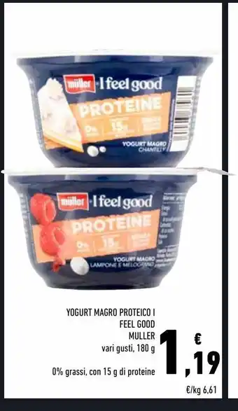 Conad Superstore Yogurt magro proteico i fell good muller offerta
