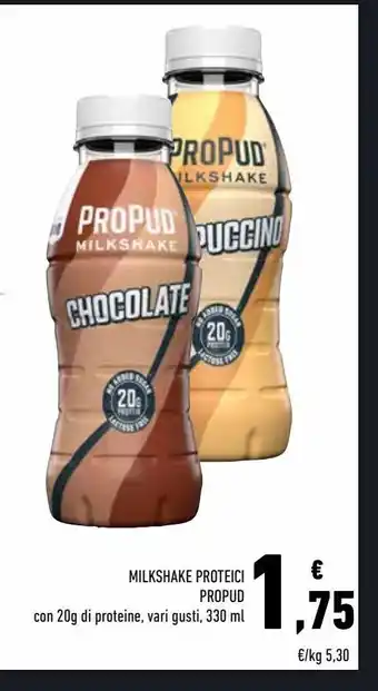 Milkshake proteici propud