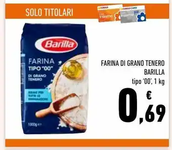 Conad Superstore Farina di grano tenero barilla offerta