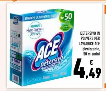 Conad Superstore Detersivo in polvere per lavatrice ace offerta