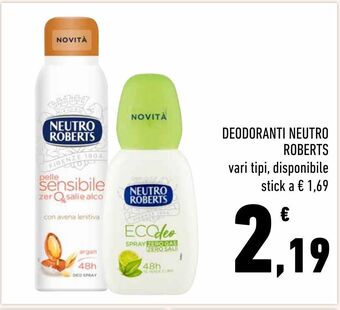 Conad Superstore Deodoranti neutro roberts offerta