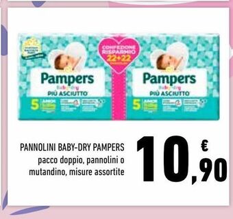 Conad Superstore Pannolini baby-dry pampers offerta