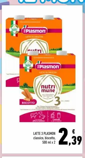 Conad Superstore Latte 3 plasmon offerta