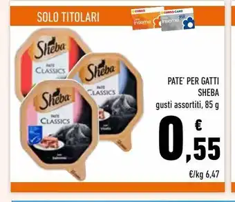 Conad Superstore Patè per gatti sheba offerta