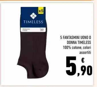 5 fantasmini uomo o donna timeless