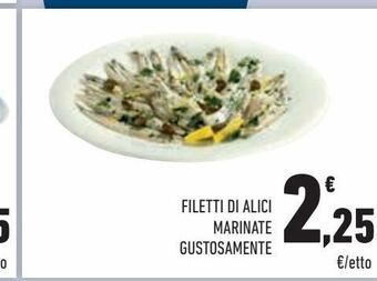 Conad City Filetti di alici marinate gustosamente offerta
