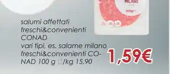 Conad City Salumi affettati freschi & convenienti offerta
