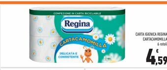 Conad City Carta igienica regina cartacamomilla 6 rotoli offerta