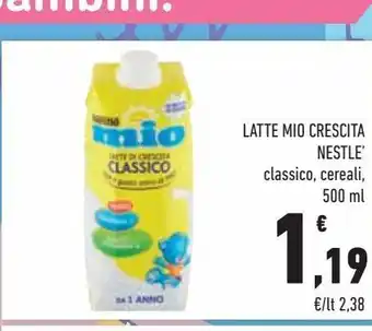 Latte mio crescita nestlé 500ml