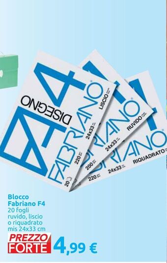 Carrefour Iper Blocco fabriano f4 offerta
