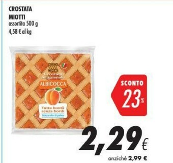 Coop Forno miotti Crostata Albicocca 500 G(ml) offerta
