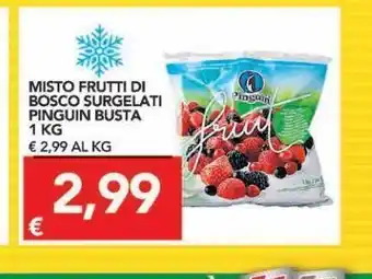 Misto frutti di bosco surgelati pinguin busta 1 kg