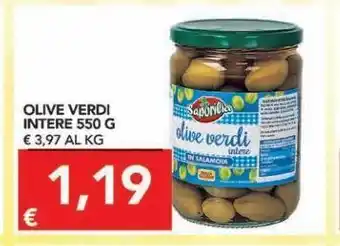 TuoDi Olive verdi intere 550g offerta