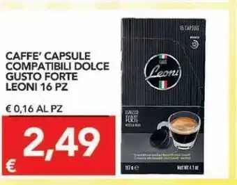 TuoDi Caffè capsule compatibili dolce gusto forte leoani 16 pz offerta