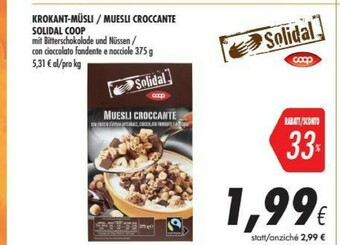 Coop Muesli offerta