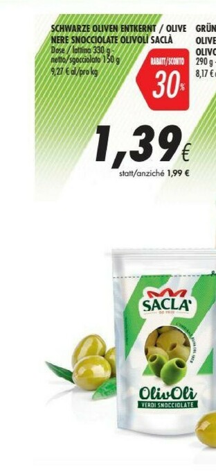 Coop Saclà Olive offerta