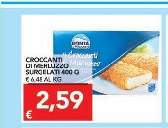 TuoDi Croccanti di merluzzo surgelati 400 g offerta
