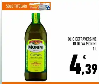 Conad Olio extravergine di oliva monini 1 l offerta