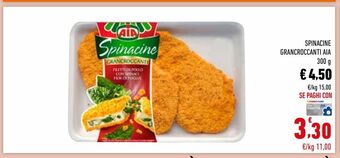 Conad Spinacine grancroccanti aia 300 g offerta