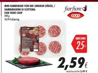 Coop Coop Hamburgerini Di Scottona Fior Fiore offerta