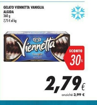 Coop Algida Viennetta L'Originale Vaniglia 360 G(ml) offerta