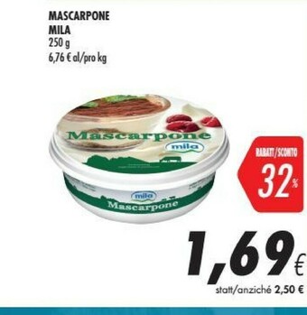 Coop Mila Mascarpone offerta