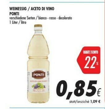 Coop Ponti Aceto offerta