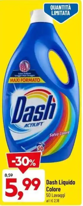 Dash Liquido Colore 50 Lavaggi