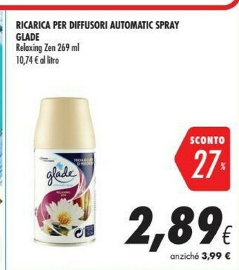 Coop Glade Profumatori ambiente offerta