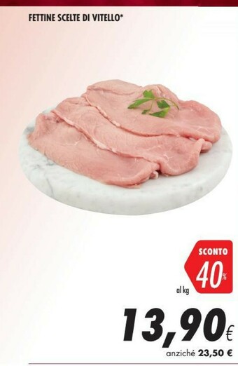 Coop Fettine Scelte Di Vitello offerta