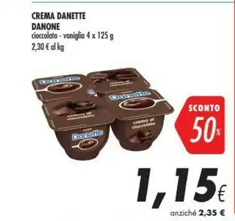 Coop Danone Danette Crema Al Cioccolato 500 G(ml) offerta