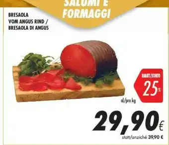 Coop Bresaola Di Angus offerta