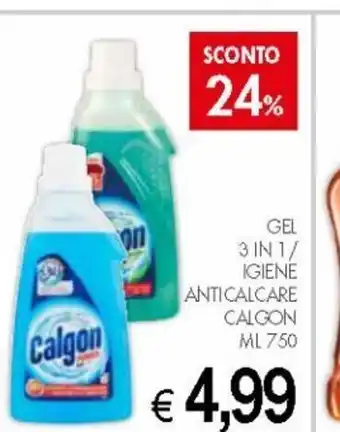 Calgon Gel 3 In 1/ Igiene Anticalcare 750 ml