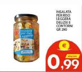 Vivo Supermercati Insalata per Riso Leggera Delizie e Contorni gr 290 offerta