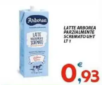 Arborea Latte Parzialmente Scremato UHT Lt 1