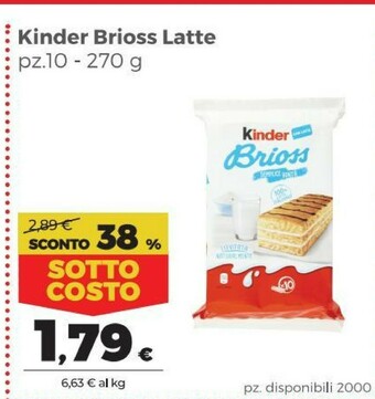 Coop Kinder  Brioss offerta