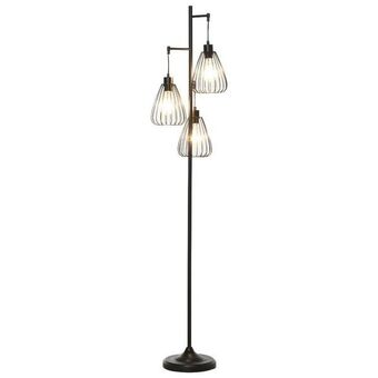 Brico Bravo Lampada da terra piantana design vintage industriale in metallo nero offerta