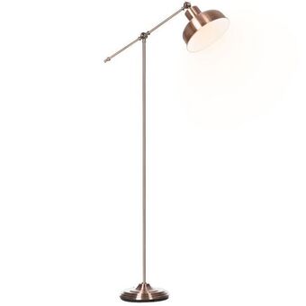 Brico Bravo Lampada da terra 148 cm paralume regolabile base rotonda interruttore a pedale offerta