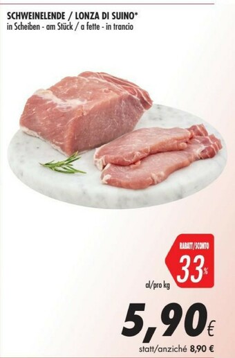 Coop Lonza Di Suino A Fette offerta