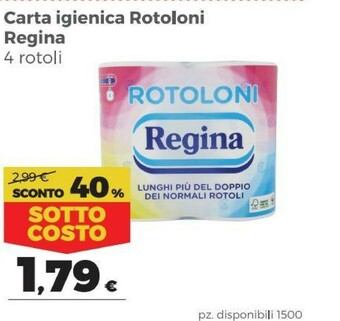Coop Regina Rotoloni offerta